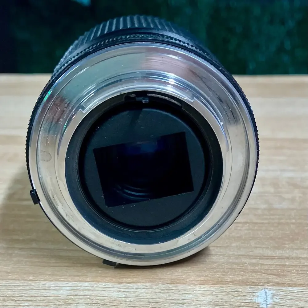 Vintage manual focus zoom lens.